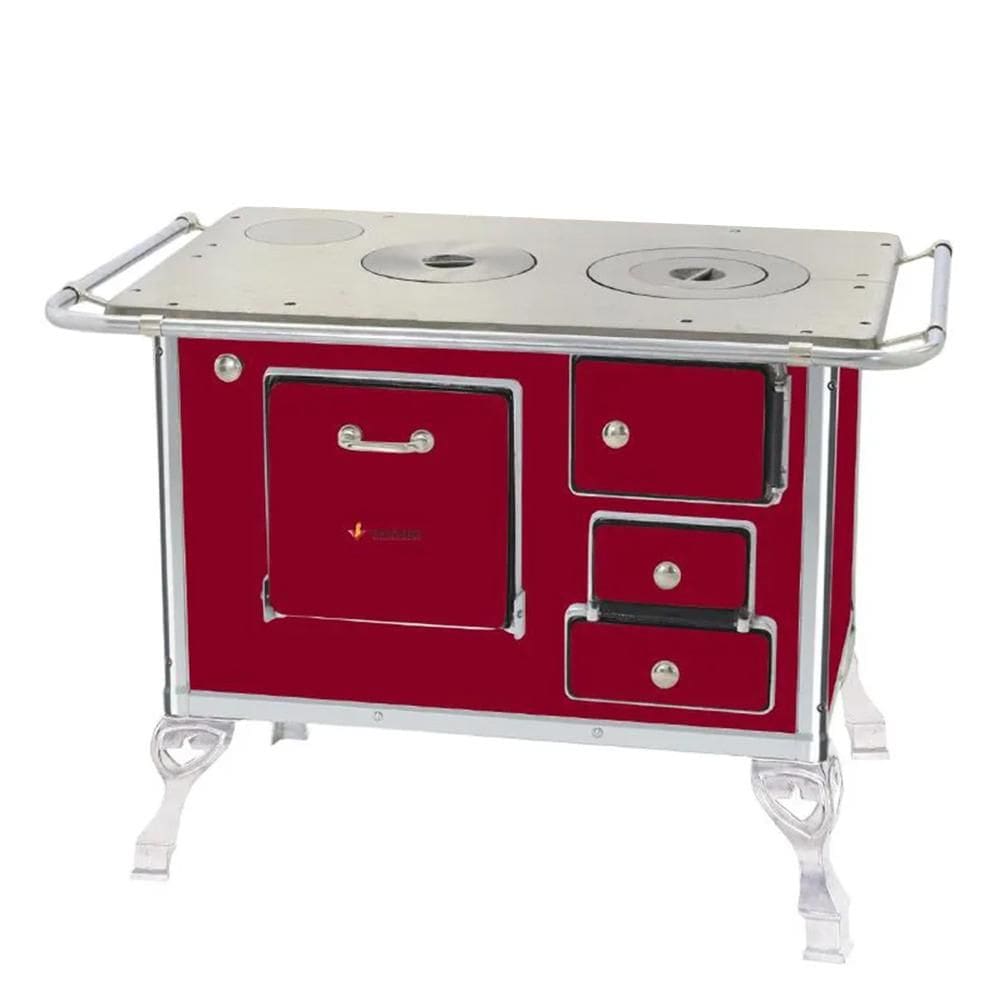 Fogão a Lenha Tradicional Venâncio 01 Vermelho Intenso FL1CX
