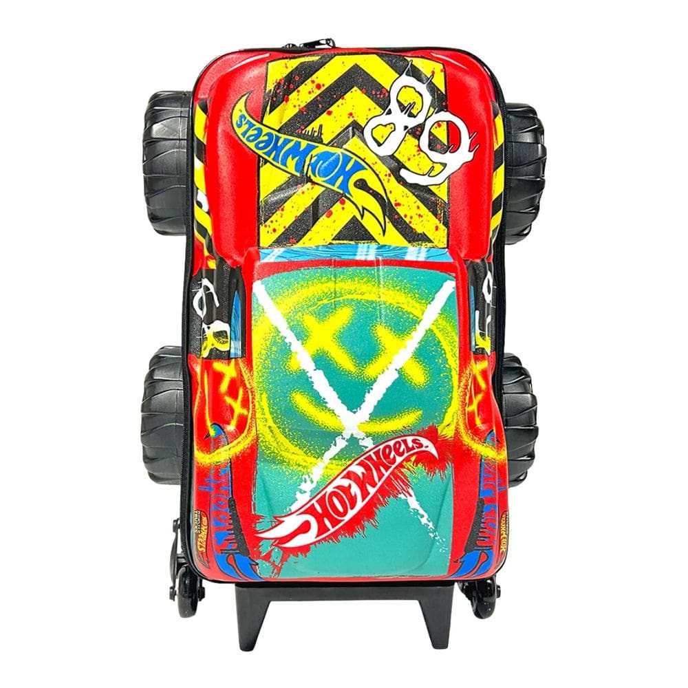 Mochila Rodas Hot Wheels 3D Demo Derby Monster Trucks