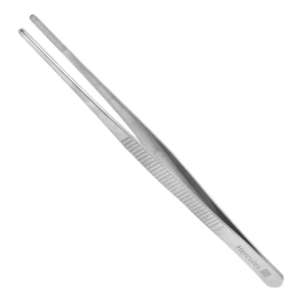 3X Pinça Culinária Gastronomia Hercules Aço Ino