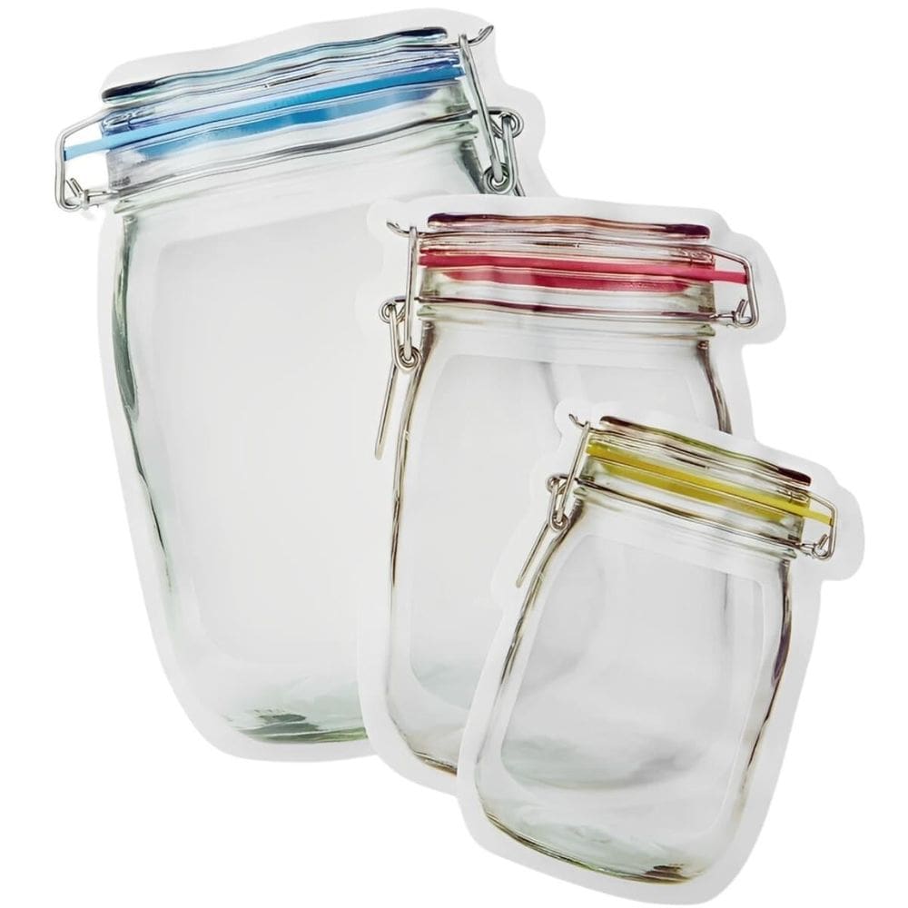 Kit 3 Organizadores Sacos Térmicos Zip Lock Ecobag