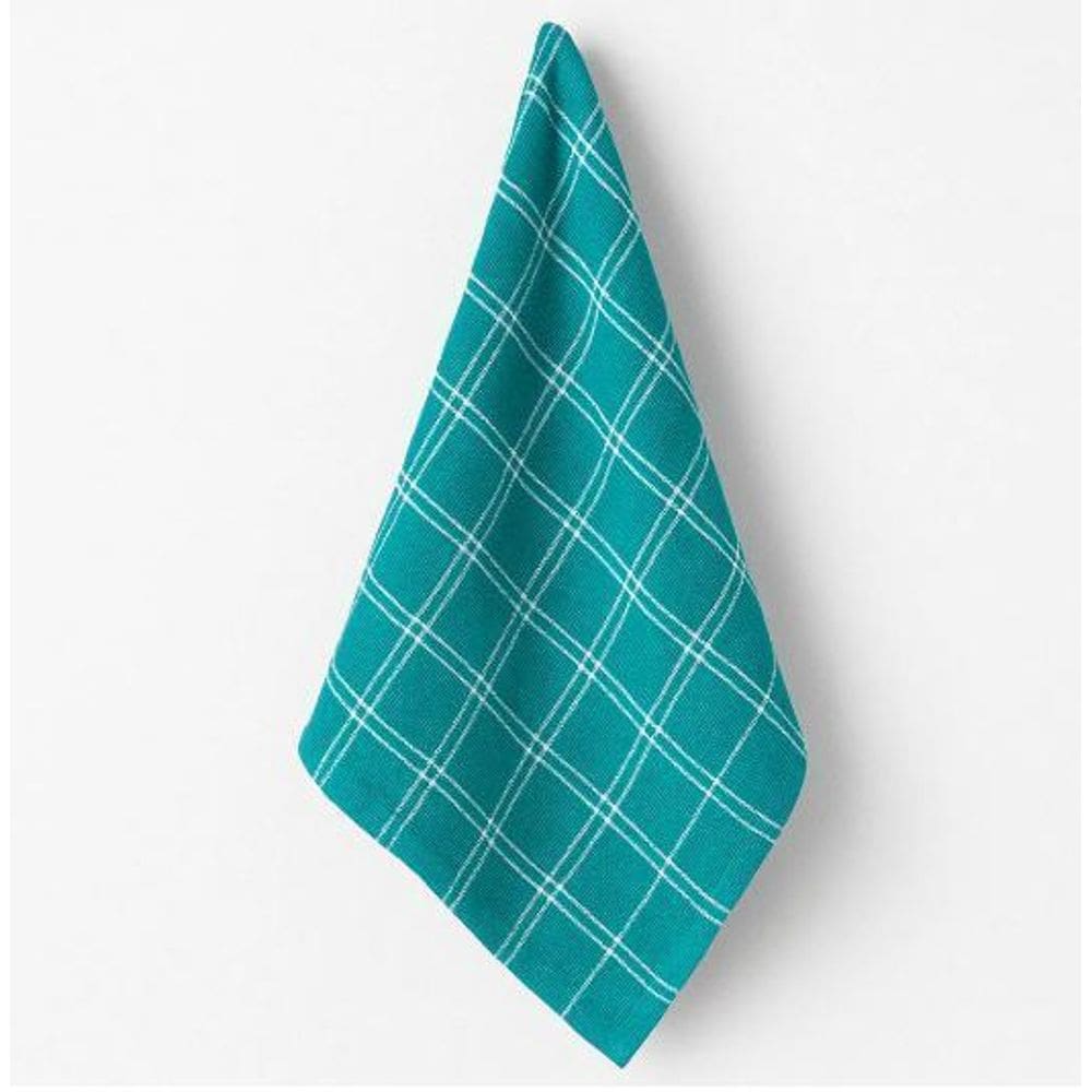 Pano De Copa Xadrez - Jolitex Verde Agua