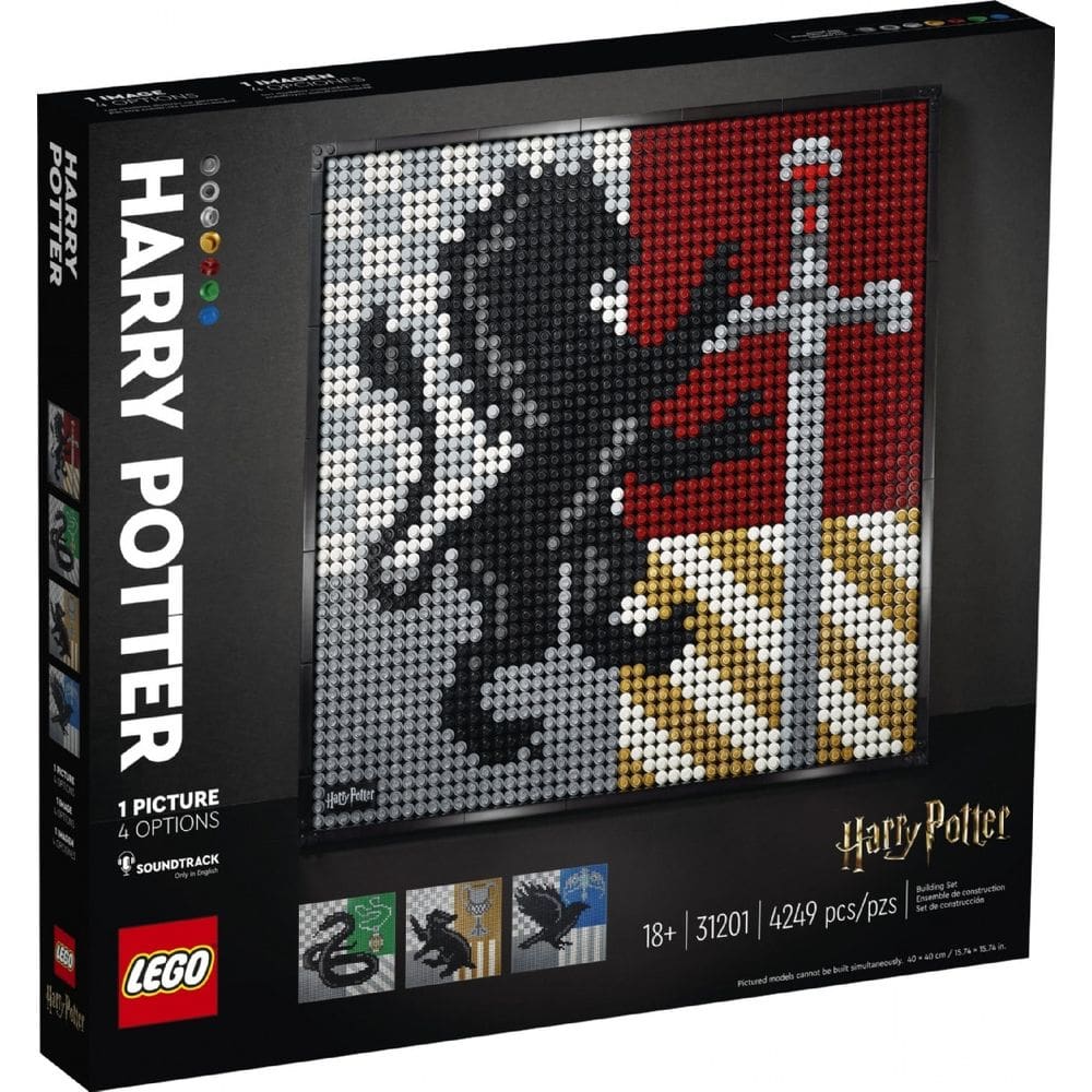 31201 - LEGO® Art - Harry Potter Hogwarts Brasões