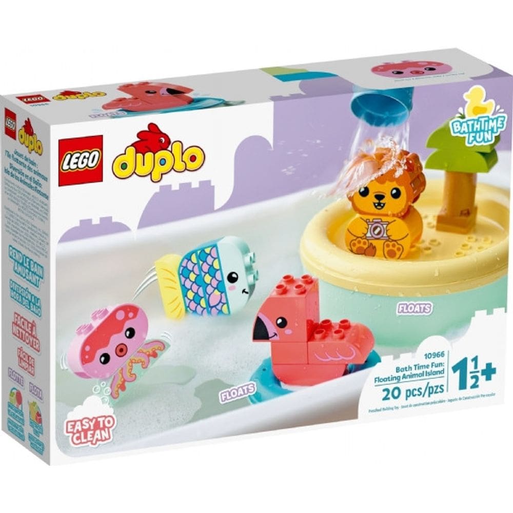 10966 - LEGO® Duplo® - Diversão Hora do Banho: Ilha de Animais Flutuantes