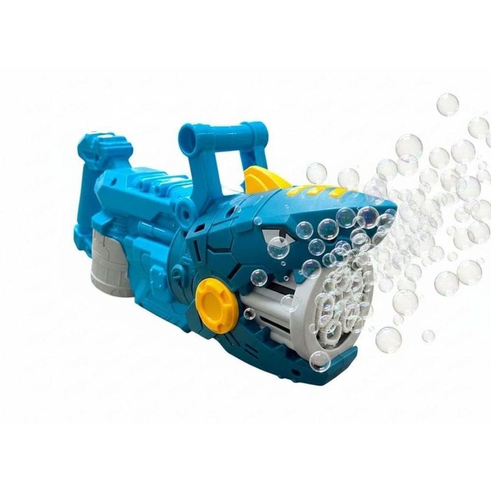 Lançador Pistola Bolhas De Sabão Tubarão