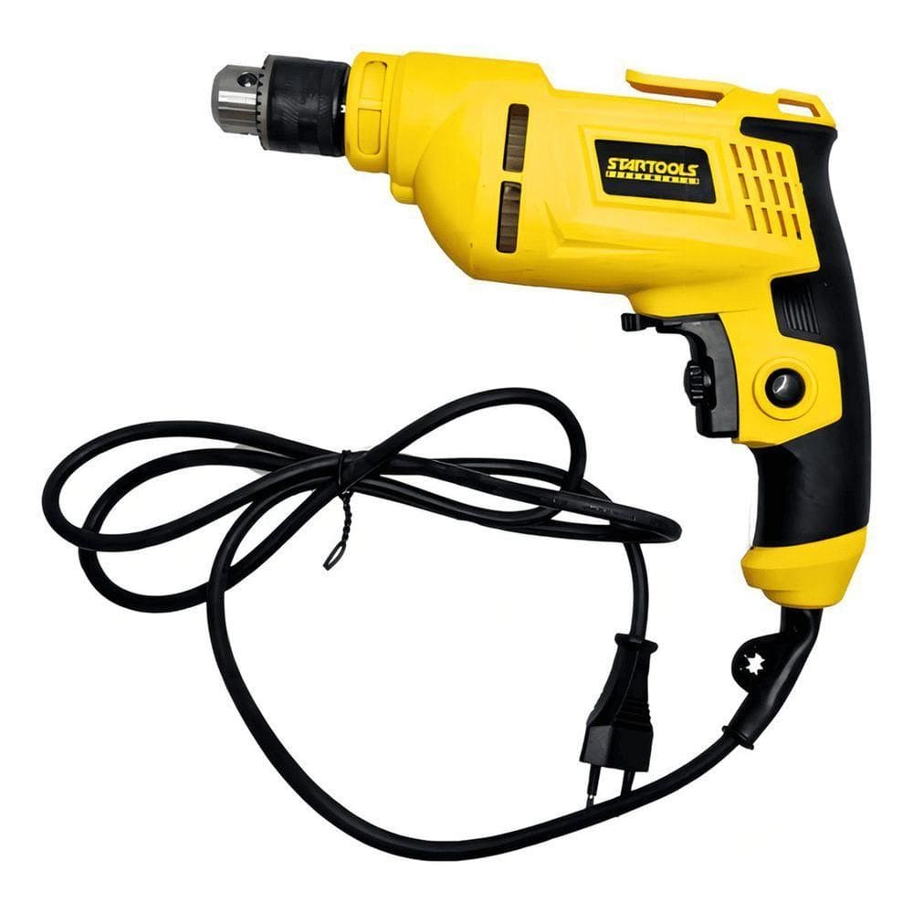 Furadeira De Impacto 600w Ajustável Com Chave Mandril 127v