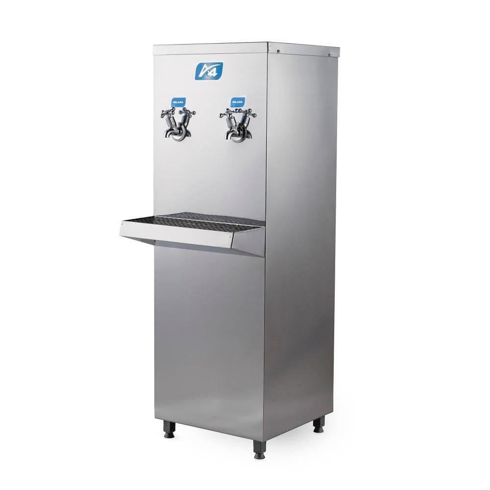 Bebedouro Industrial Coluna 10L A4 Inox 2 Geladas 220V