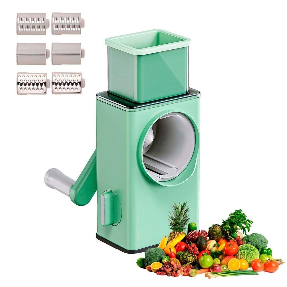 Ralador Multiuso Com Manivela Para Queijo E Verduras