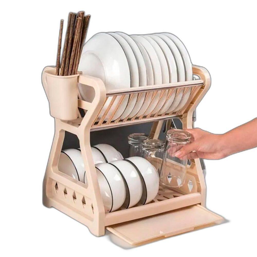 Escorredor De Louça Prático Cozinha Andares P/Secar Copos