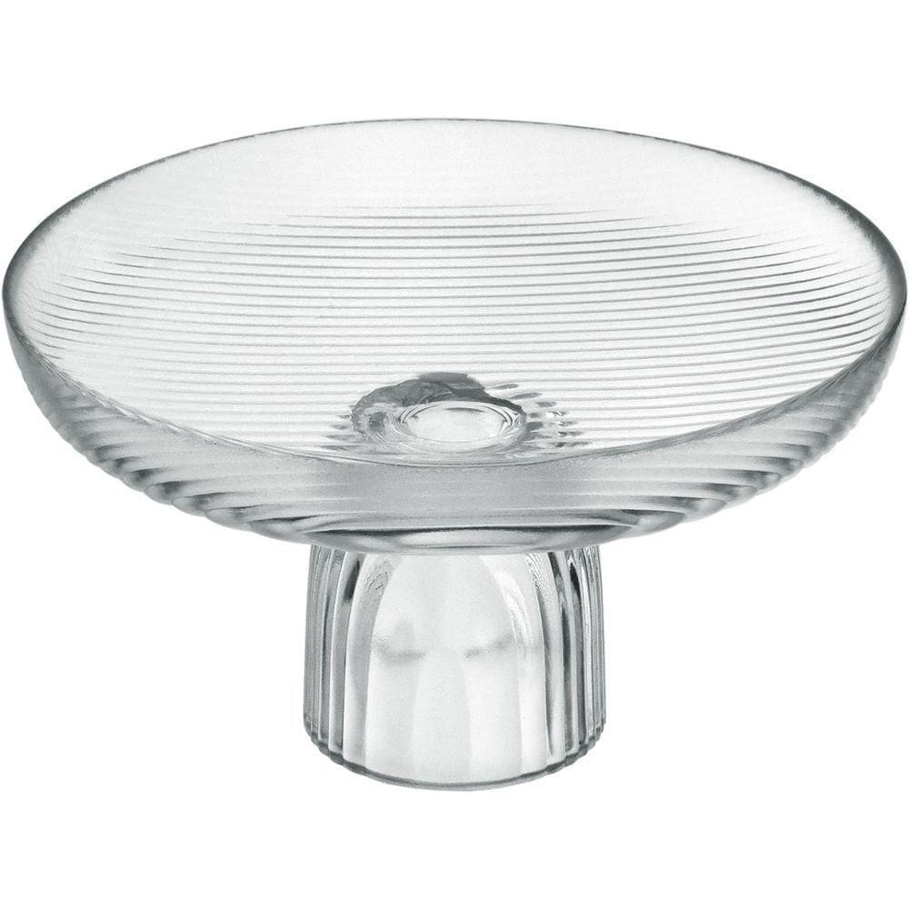 Centro Mesa Fruteira Home&co Com Pe Vidro 17x25 Transparente