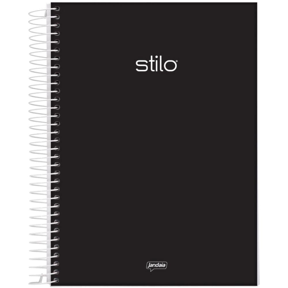 Caderno Espiral 10 M 160Fls Stilo - Preto