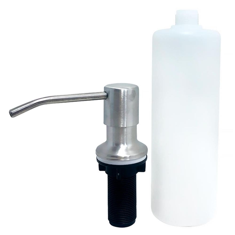 Porta Detergente Sabao Dispenser De Embutir Inox 304 350Ml