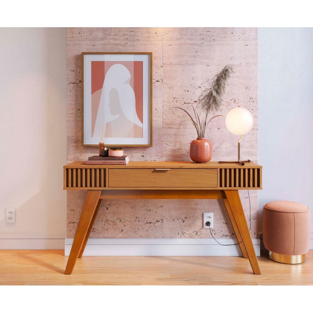 Aparador para Hall de Entrada 136x74cm Riviera Freijó