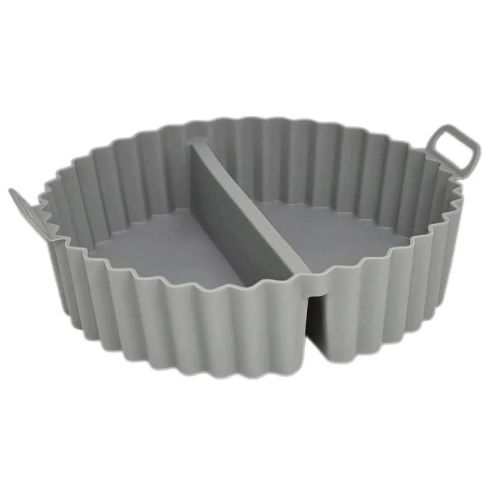 Forma De Silicone Com Divisórias Air Fryer Antiaderente 20Cm
