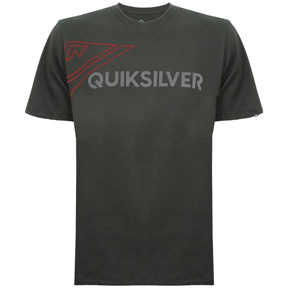 Camiseta Quiksilver Emb Side Omni S26 Masculina Cinza Escuro