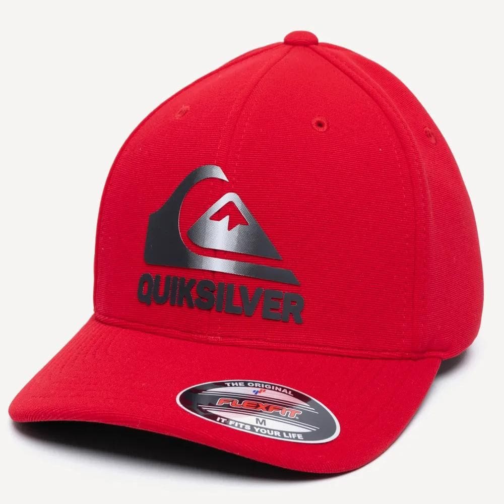 Boné Quiksilver Aba Curva Soft Hologram SM26 Vermelho