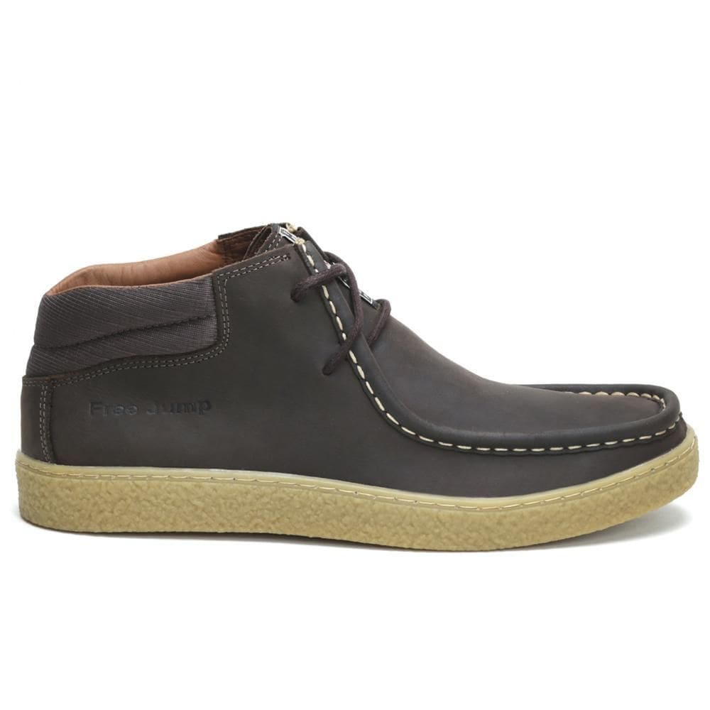 Bota Coturno Masculino Couro