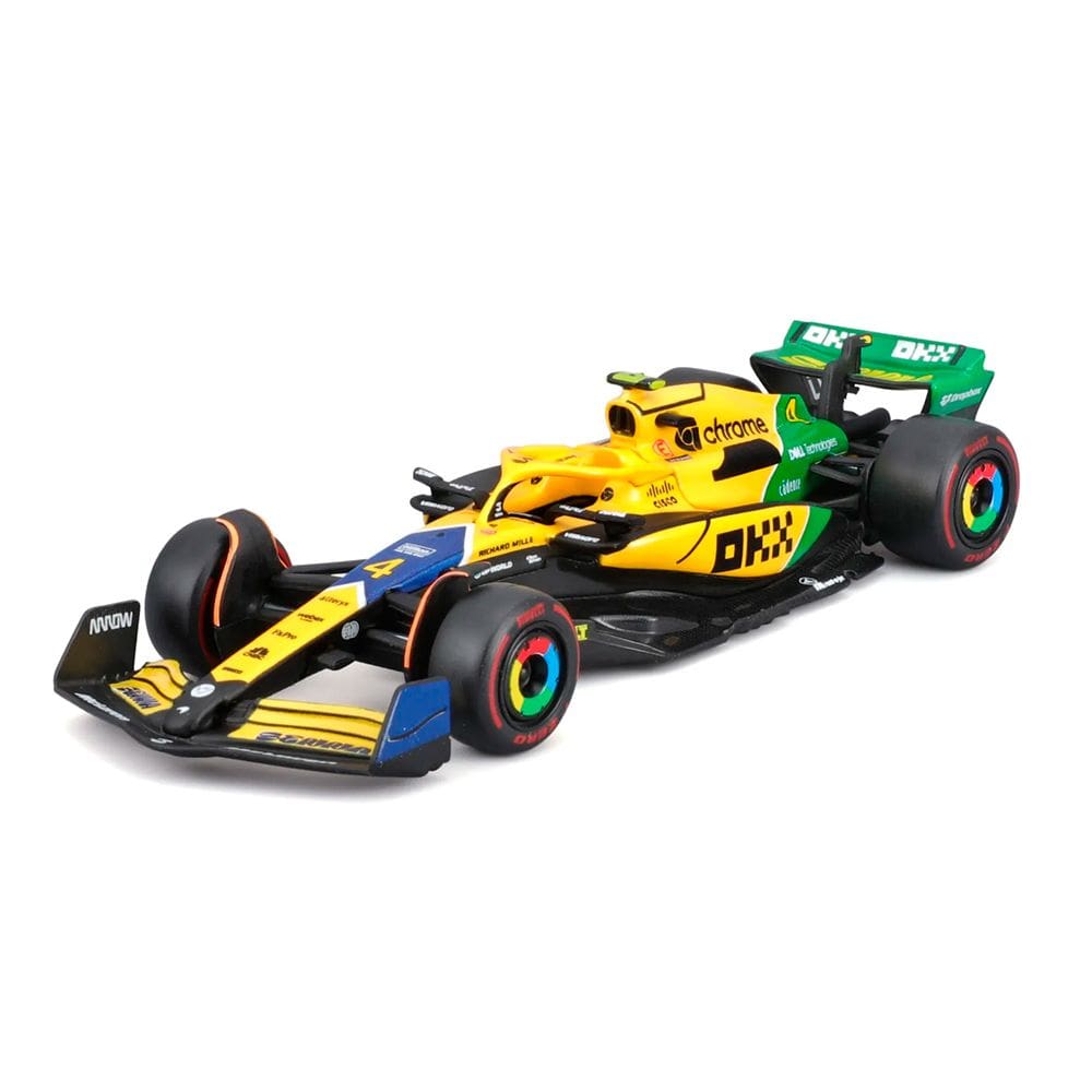 Miniatura McLaren MCL38 Senna Norris S/ Piloto 1:43 Bburago