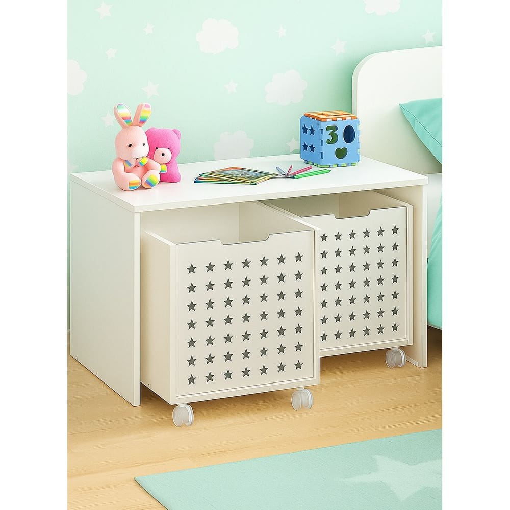 Baú Mesa De Cabeceira Atividades Infantil Organiza Decora