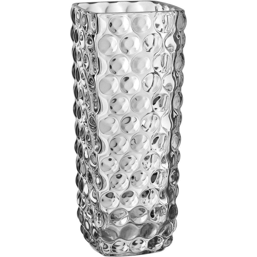 Vaso Decorativo Planta Quadrado Home&co Vidro 29x12x12cm
