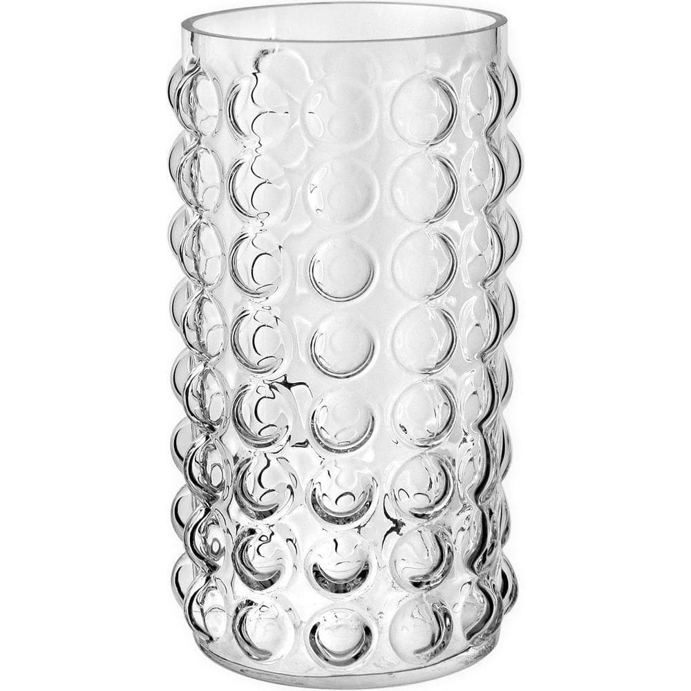 Vaso Planta Redondo Home&co Vidro 28x14x14cm Transparente