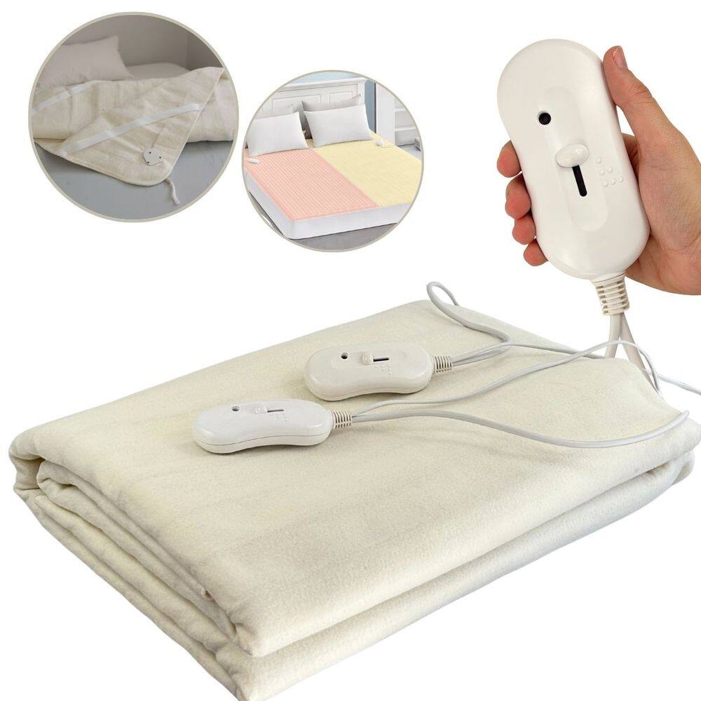 Lençol Térmico Casal King Size 203x182cm 3 Ajustes de Temperatura Elétrico 220V Importway Iwlt009-2