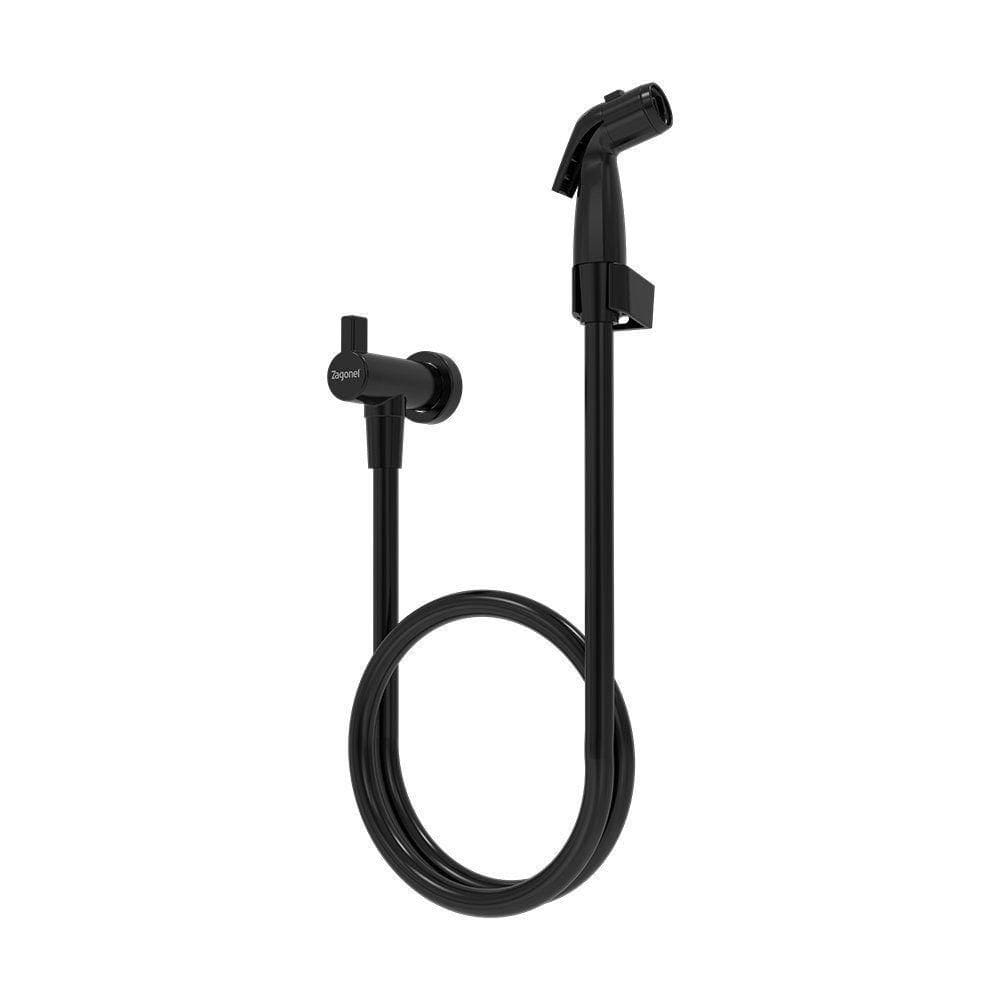 Ducha Higiênica Zagonel Plus Com Registro Black