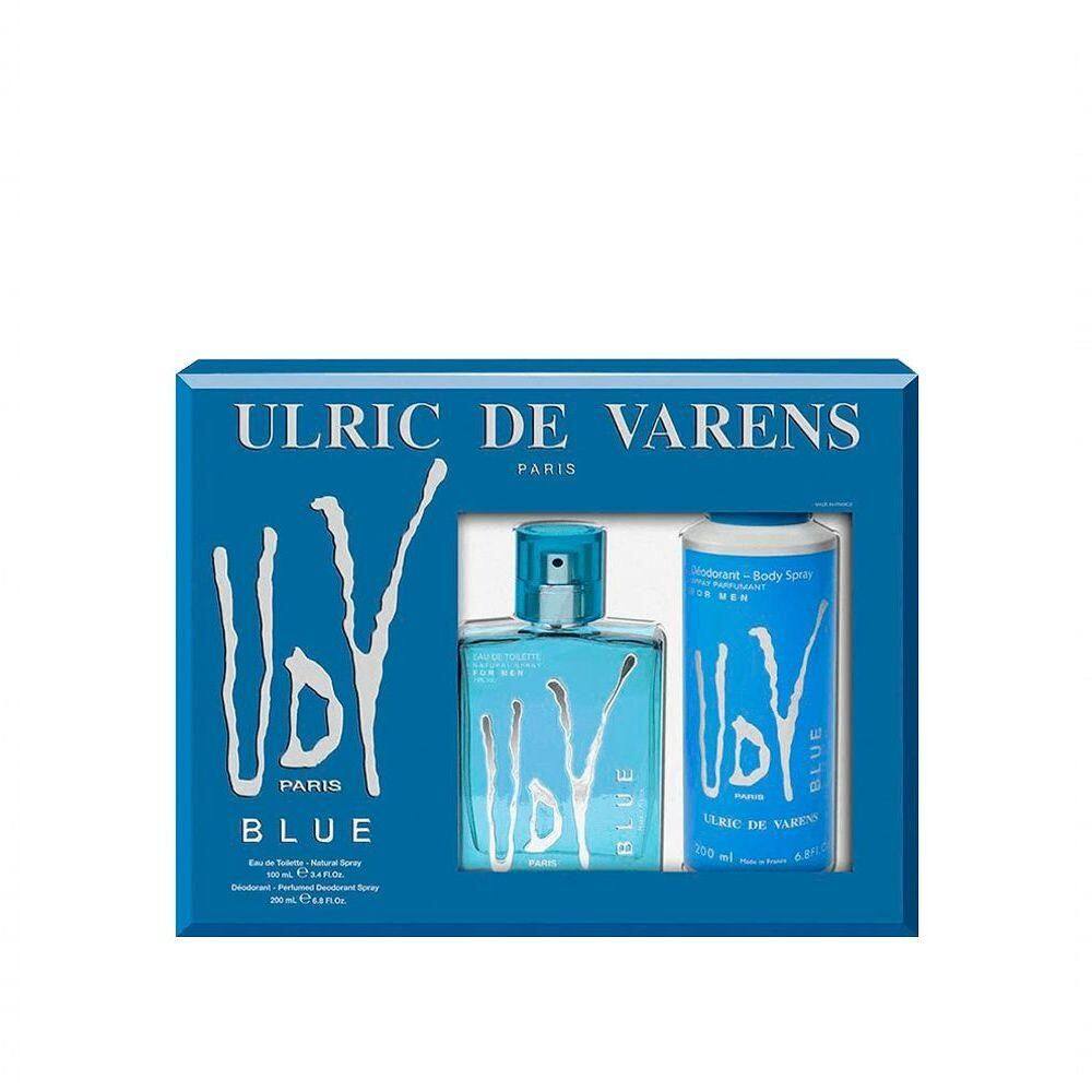 Kit Ulric De Varens Udv Blue Masculino - Eau De Toilette 100ml + Desodorante 200ml