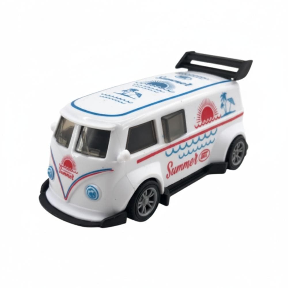 Mini Carrinho Pull Back Garagem S.A. Turbo Aventura - Branco Summer