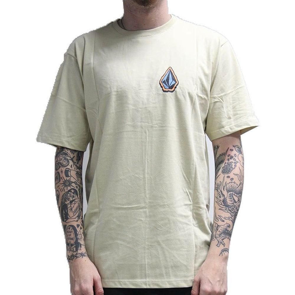 Camiseta Volcom Chandler SM26 Masculina Bege