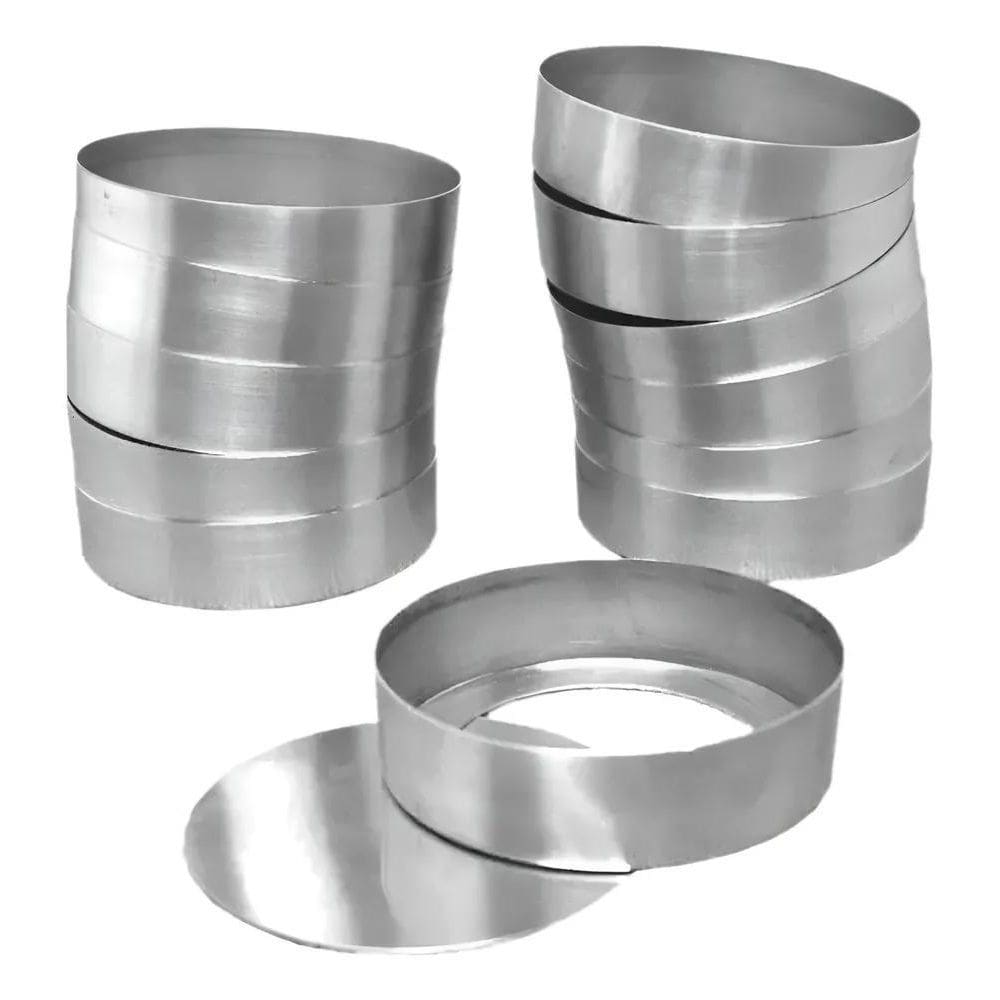 2X Formas Quiche Fundo G - 12 Unidades