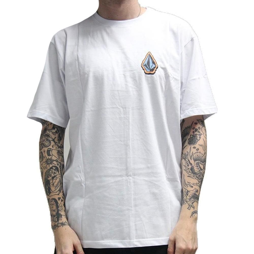 Camiseta Volcom Chandler SM26 Masculina Branco