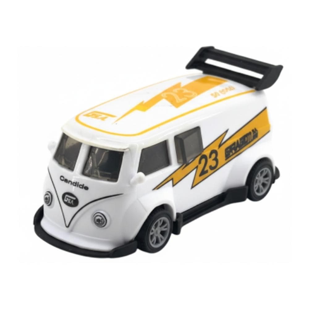 Mini Carrinho Pull Back Garagem S.A. Turbo Aventura - Branco 23