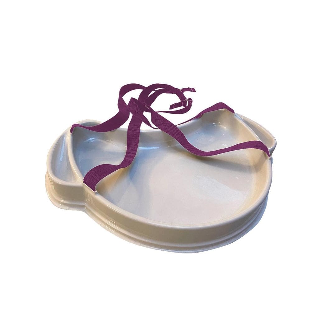 Bandeja Degustação Meia Lua Com Alça Na Cor Pink