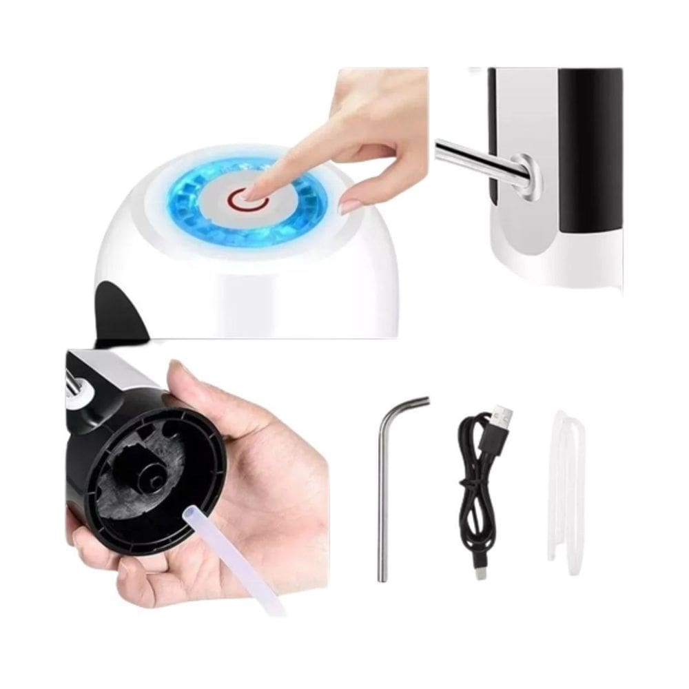 Bomba Elétrica Para Bebedouro Recarregável Usb 20L