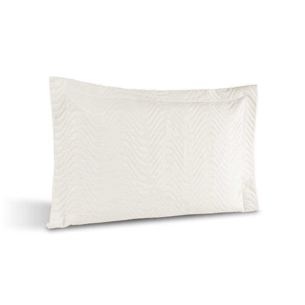 Porta Travesseiro Avulso Percal 180 Fios Silver 60% Algodão 40% Poliéster - Palha