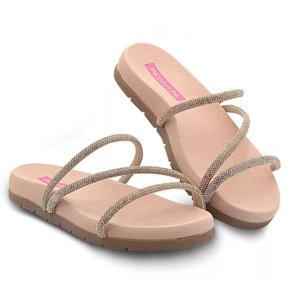 Sandália Papete Infantil Menina Pé Com Pé 36082-420