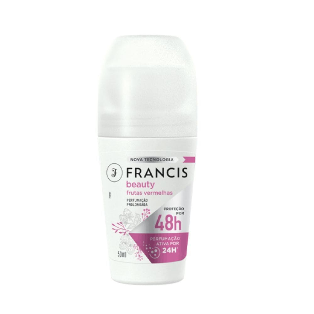 Desodorante Francis Beauty Frutas Vermelhas 48h 50ml