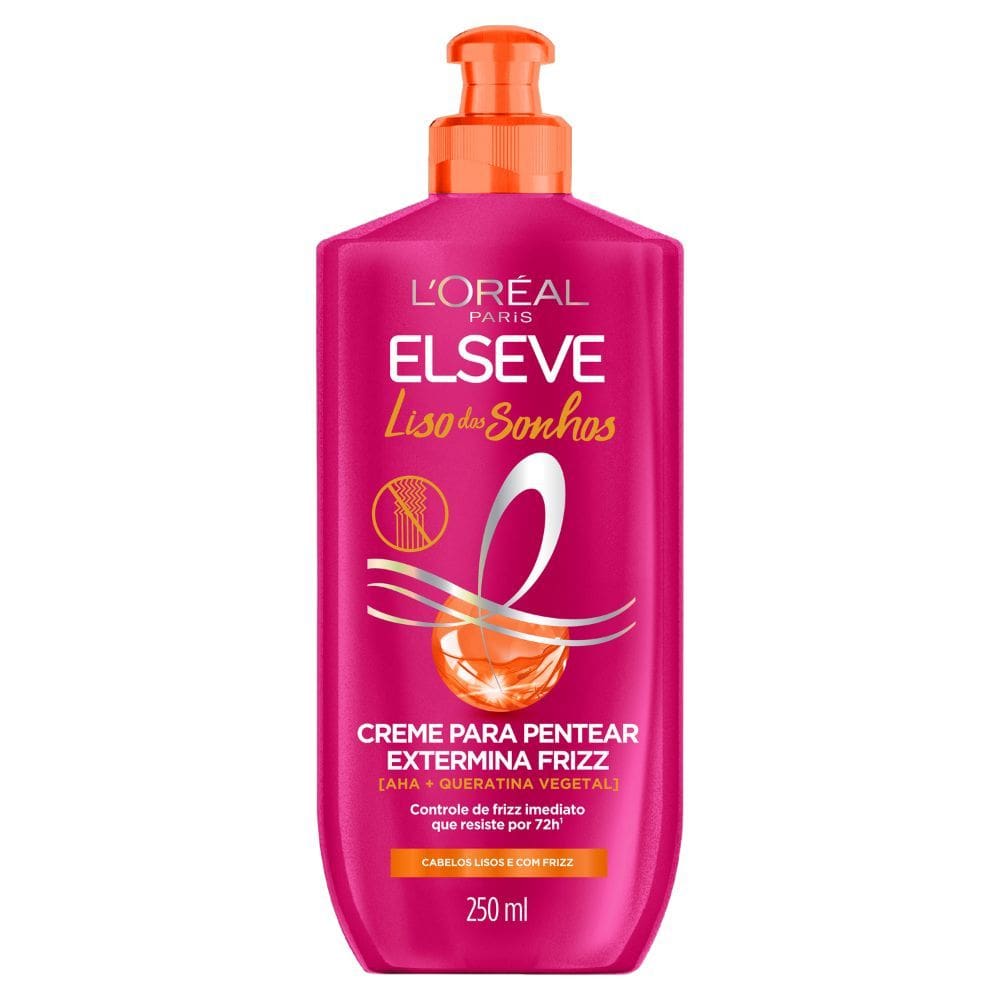Creme de Pentear Elseve Liso dos Sonhos Extermina Frizz 250ml