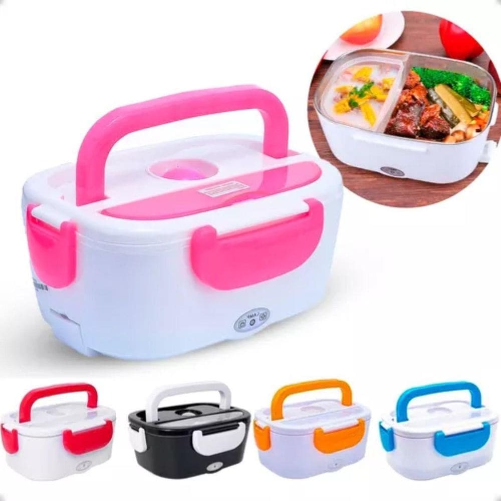 Kit Marmiteira Elétrica Térmica Com Divisória Portátil