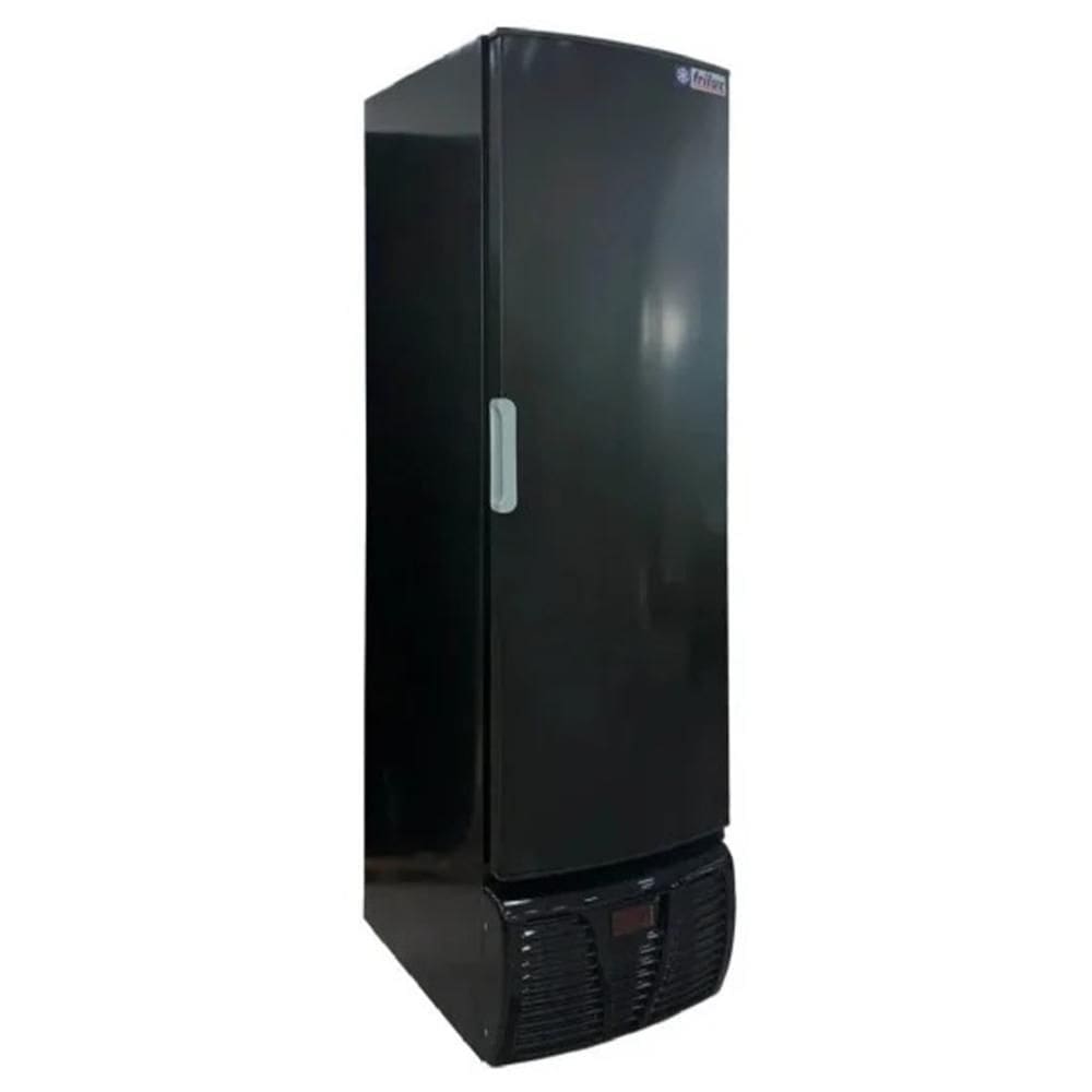 Cervejeira Vertical Frilux 300 Litros Preto Porta Cega 220V RF-014