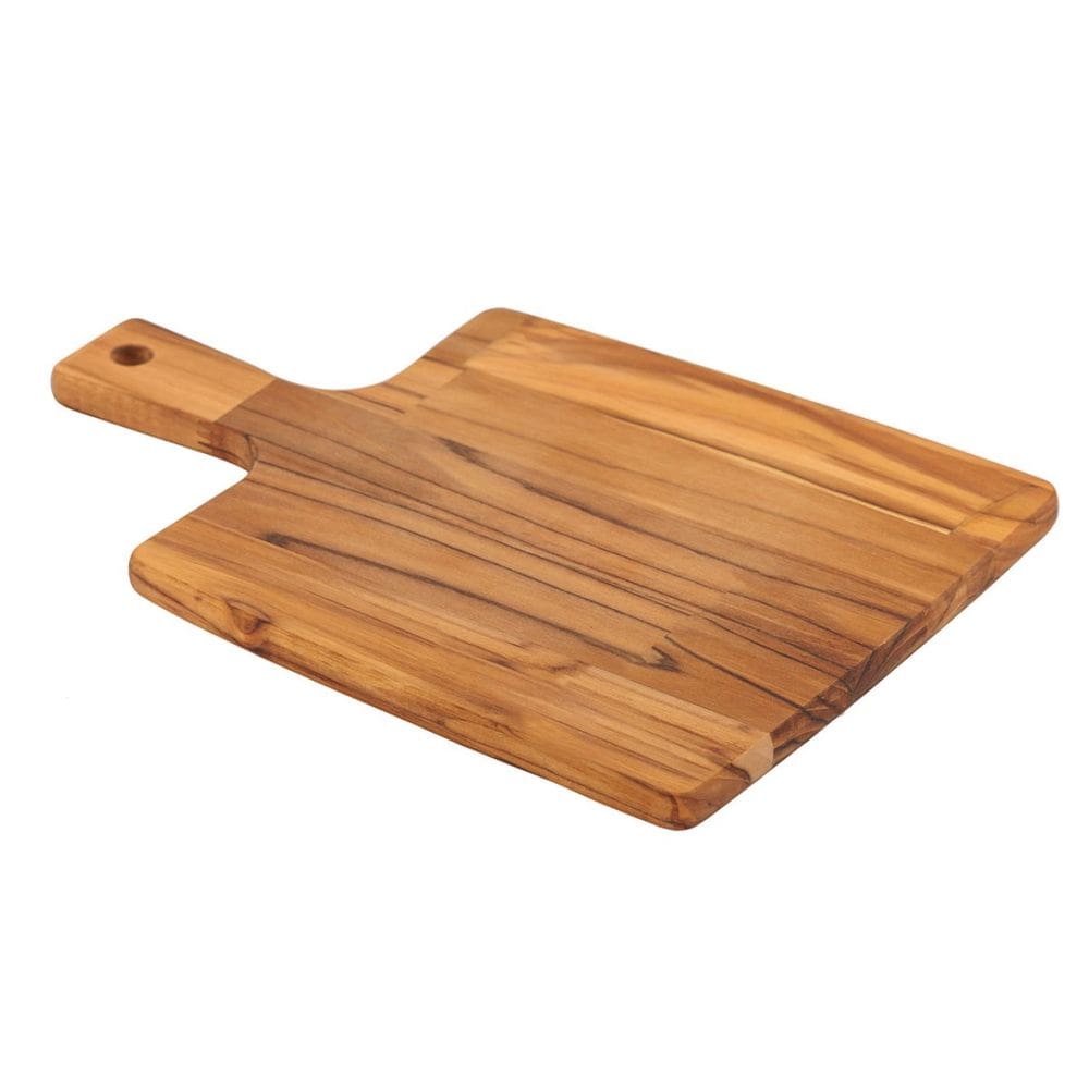 Tábua Retangular Kitchen Madeira Teca Design Finger Joint Corte e Servir Tramontina