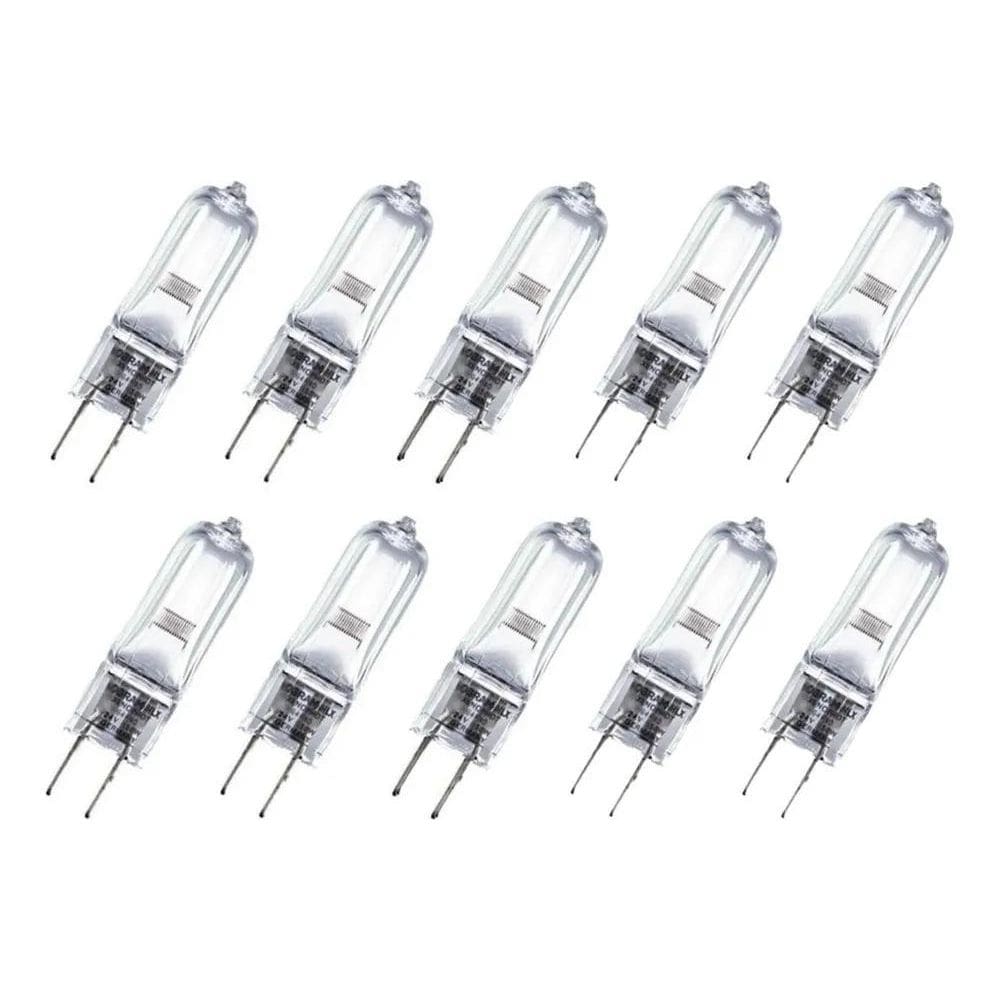 Kit 10 Lâmpada Coifa Bipino Capsula Halogena G4 12V 20W Kian