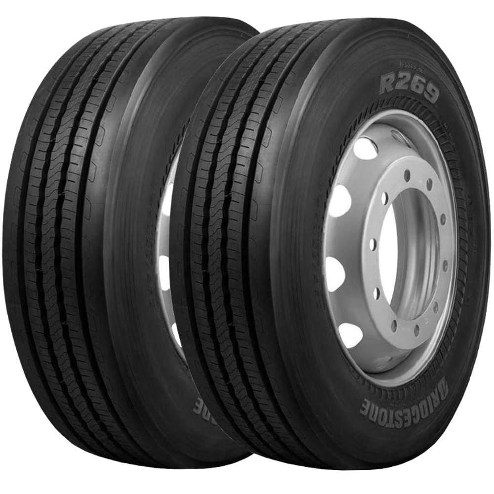 Combo 2 Pneus 275/80r22.5 149/146l R269 Bridgestone