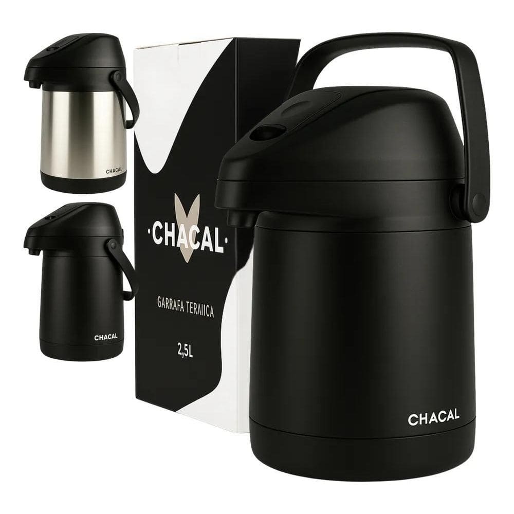 Garrafa Térmica Inox 2,5 L Quente E Frio Chimarrão Tereré