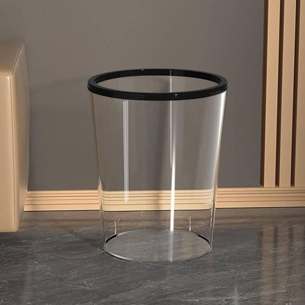 Lixeira Redonda Com Anel De Pressão 10 Litros