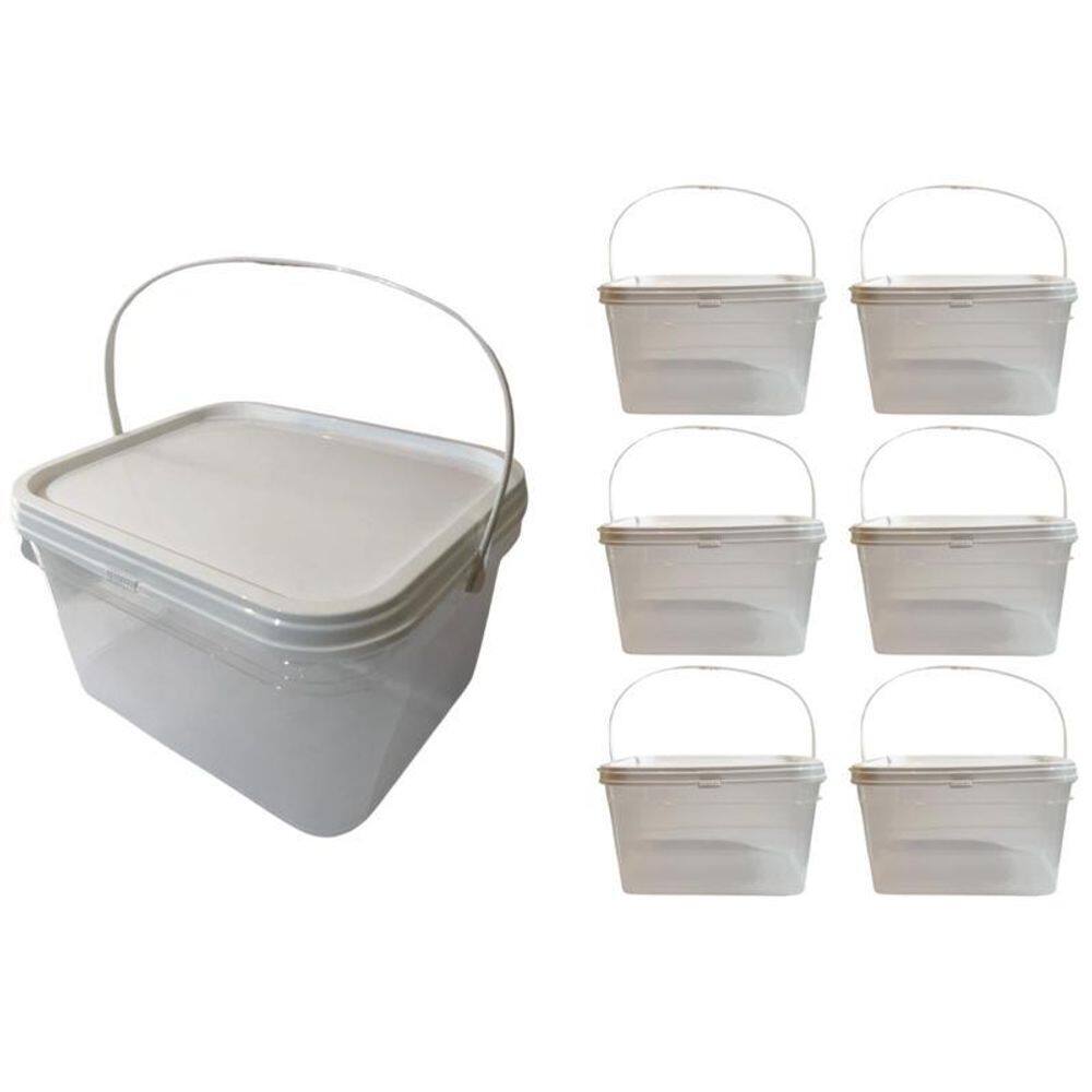 Baldede 2.4L Transparente Lacre-Kit 6 Pçs