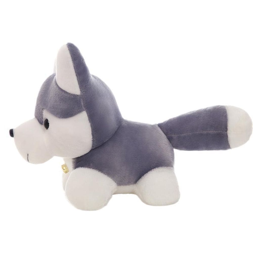 Almofada de pelúcia para cães Husky, recheada macia, 50 cm