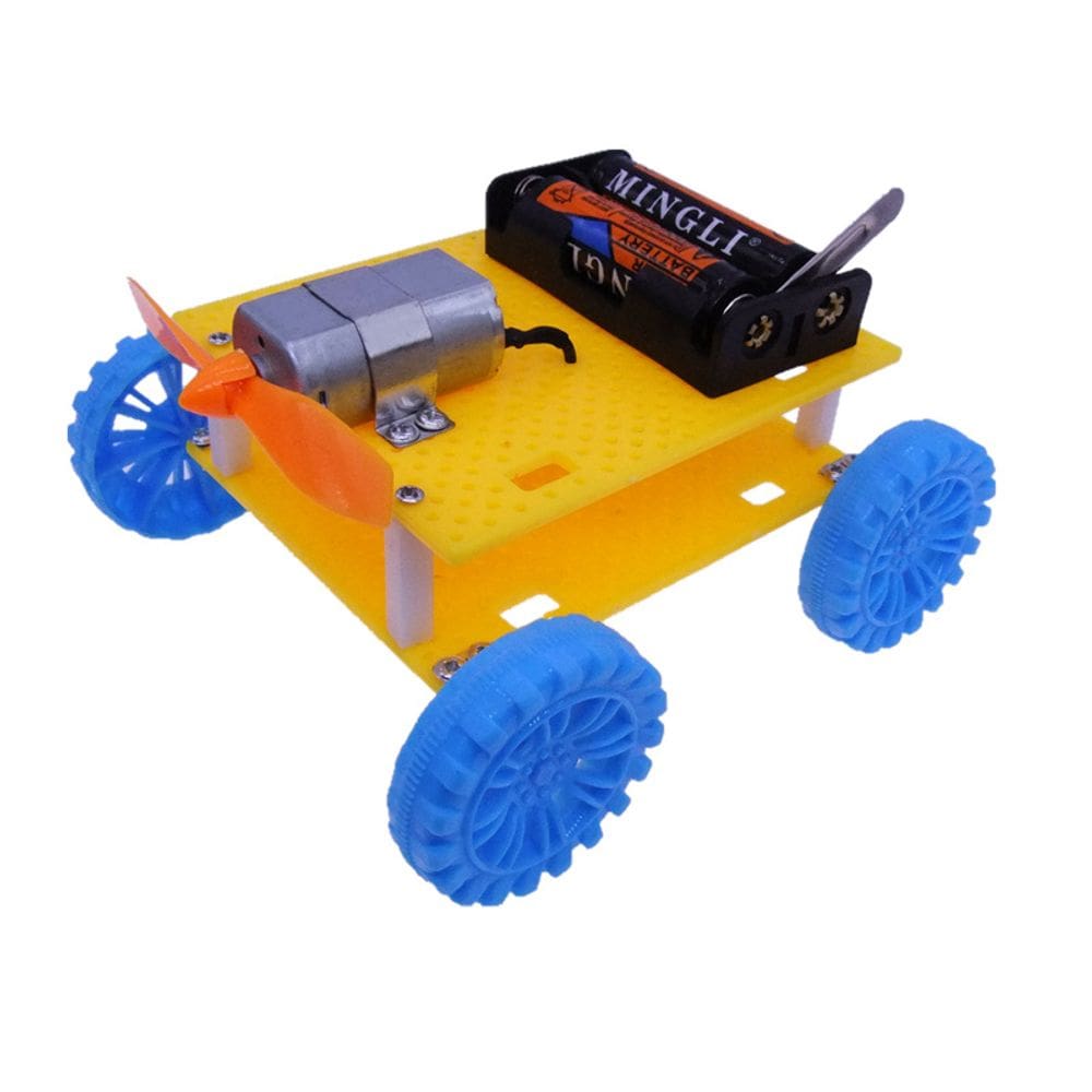 Kit de carro elétrico movido a vento para crianças STEM Science Experiments