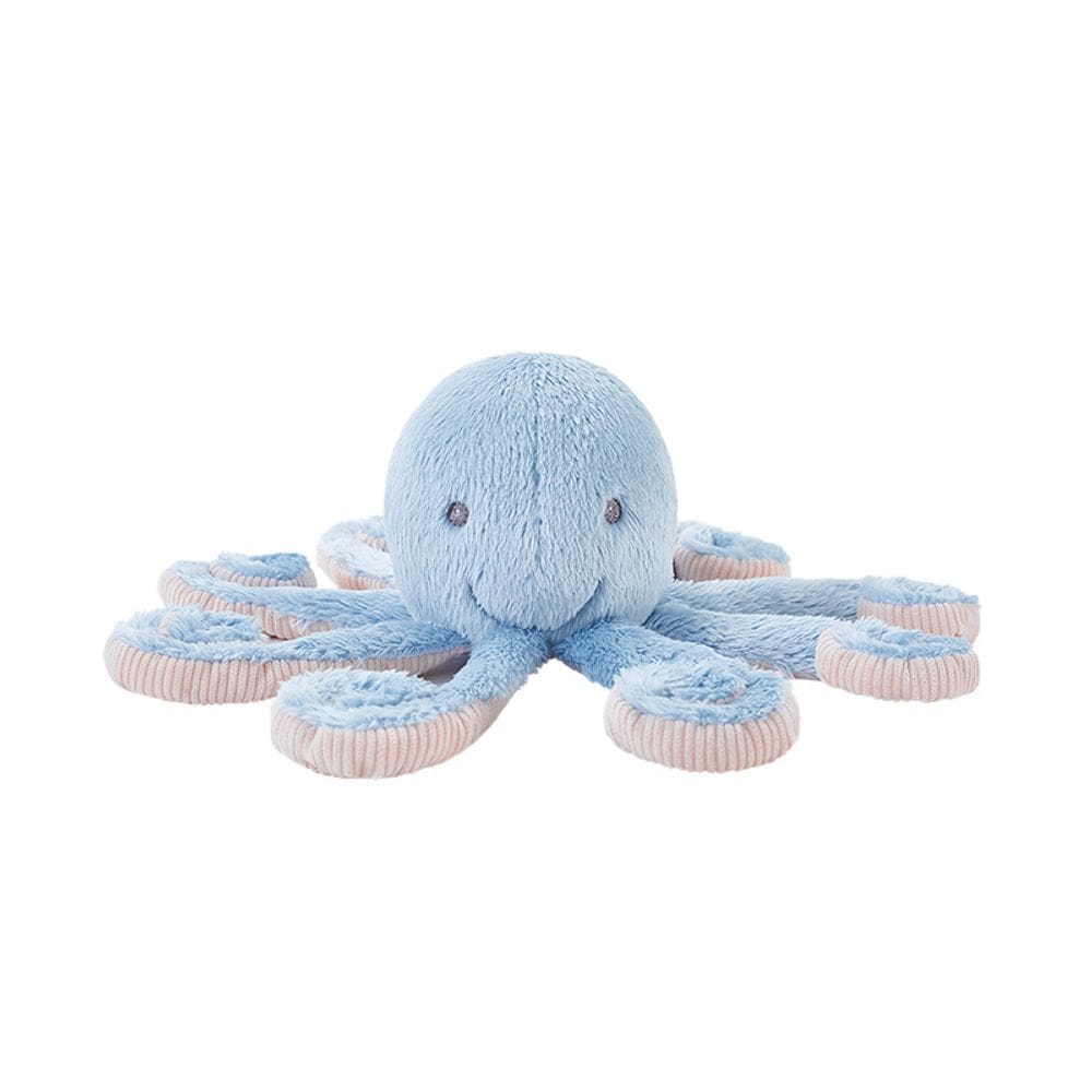 Boneca de pelúcia de pelúcia Octopus Toy, 35 cm, fofa, azul de desenho animado