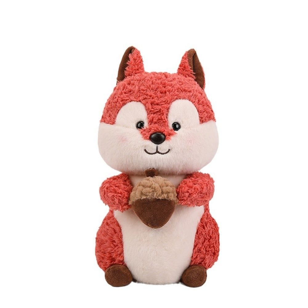 Boneca de pelúcia, esquilo, boneca de pelúcia, desenho animado, esquilo vermelho, 38 cm